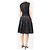 Alaïa Schwarzes doppellagiges Strickkleid - Größe UK 14 - Ansicht 2