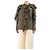 Victoria Beckham Khaki Seidenbluse mit Rüschen - Größe UK 10 Grün