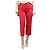 Msgm Pantalones de mezcla de algodón rosa - talla UK 10