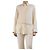 Autre Marque Creme Cashmere Knopf-Down Strickweste - Größe S Roh