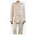 Autre Marque Creme Cashmere Knopf-Down Strickweste - Größe S Roh - Ansicht 3