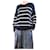 Autre Marque Marine gestreifter Pullover - Größe XL Marineblau  - Ansicht 1