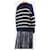 Autre Marque Marine gestreifter Pullover - Größe XL Marineblau  - Ansicht 2