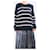 Autre Marque Marine gestreifter Pullover - Größe XL Marineblau  - Ansicht 3