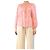 Autre Marque Rosa Seidenbluse mit Druck - Größe M