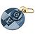 Portachiavi in denim Monogram Louis Vuitton Rosso Blu Monogramma - vista 2