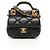 Portafoglio Mini con Catena Matelassée Chanel Nero