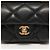 Portafoglio Mini con Catena Matelassée Chanel Nero - vista 8