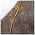 Borsa Tote Palermo PM Monogramma Louis Vuitton Marrone - vista 8