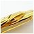 Timeless Spilla Matelassé Coco Mark di Chanel D'oro - vista 9