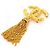 Timeless Spilla placcata in oro Chanel Coco Mark D'oro - vista 2
