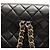 Chanel Matelassé Lammfell Rucksack Schwarz - Ansicht 13