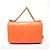 Borsa a spalla matelassé Chanel 19 con catena Arancione - vista 2