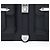 Borsa a Spalla Chanel 2.55 in Caviar Nero - vista 8