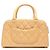 Borsa Mini Boston Coco Mark di Chanel Beige - vista 2