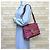 Bolso de hombro de cuero rosa GG Marmont de Gucci - vista 2