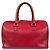 Bolso de Hombro Duffle 6 Clásico de Saint Laurent en Rojo - vista 3