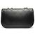 Borsa a Spalla Chanel Caviar Matelassé con Patta Singola Nero - vista 2