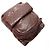 Chanel Rucksack aus braunem Lammleder mit Matelassé - Ansicht 8