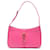 Sac à bandoulière hobo en cuir Le 5 à 7 d'Yves Saint Laurent Rose  - vue 1