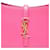 Sac à bandoulière hobo en cuir Le 5 à 7 d'Yves Saint Laurent Rose  - vue 8