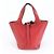 Borsa in pelle rossa Picotin PM di Hermès Rosso