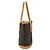 Louis Vuitton Monogram Canvas Bucket PM Tote Bag Braun - Ansicht 3