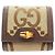 Billetera Compacta Gucci Diana en Lona Beige - vista 2