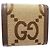 Billetera Compacta Gucci Diana en Lona Beige - vista 4