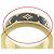 Louis Vuitton Flight Mode Nano Gram Emaille Ring Schwarz Golden - Ansicht 15