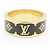 Louis Vuitton Flight Mode Nano Gram Emaille Ring Schwarz Golden - Ansicht 4