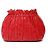 Borsa a Spalla Mini Perla Cannage Christian Dior Rosso - view 2