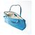 Borsa in pelle Gucci Soho blu - vista 12