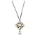 Timeless Collana in argento Coco Mark con strass CHANEL 10V 2010