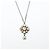 Timeless Collana in argento Coco Mark con strass CHANEL 10V 2010 - vista 2