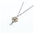 Timeless Collana in argento Coco Mark con strass CHANEL 10V 2010 - vista 4