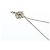 Timeless Collana in argento Coco Mark con strass CHANEL 10V 2010 - vista 6