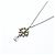 Timeless Collana in argento Coco Mark con strass CHANEL 10V 2010 - vista 9