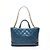 CHANEL 15 Serie 2011 Borsa Tote Blu - vista 2