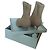 Max & Moi Beige Stricksocken Stiefeletten