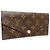 Louis Vuitton Monogramm Langwallet Braun Pink - Ansicht 3