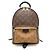 Zaino Palm Springs PM Monogram Reverse Louis Vuitton Marrone Nero