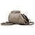 Grauer Leder-Rucksack Prada 1BZ035 Braun - Ansicht 3