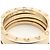 Bulgari Anello B.zero1 in oro rosa a 3 bande di Bvlgari D'oro - vista 4
