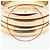 Bulgari Anello B.zero1 in oro rosa a 3 bande di Bvlgari D'oro - vista 9