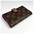 Louis Vuitton Pallas Compact Dreifach-Wallet Braun Pink Dunkelviolett - Ansicht 2