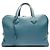 Borsa a mano Hermès Victoria II con stampa T Blu
