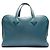 Borsa a mano Hermès Victoria II con stampa T Blu - vista 2