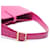 Sac à main hobo en cuir Le 5 à 7 d'Yves Saint Laurent Rose  - vue 12