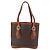 Céline Celine Vintage Macadam Canvas and Leather Marrone - vista 2